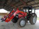 Belarus MTZ tractor mounted BlackBull JX80 front loader from DORKER Kft.