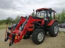 Belarus MTZ tractor mounted BlackBull JX80 front loader from DORKER Kft.