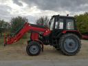 Belarus MTZ tractor mounted BlackBull JX80 front loader from DORKER Kft.