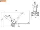 Ágaprító gép benzinmotoros - DELEKS DK-800 - motor Lifan 15LE