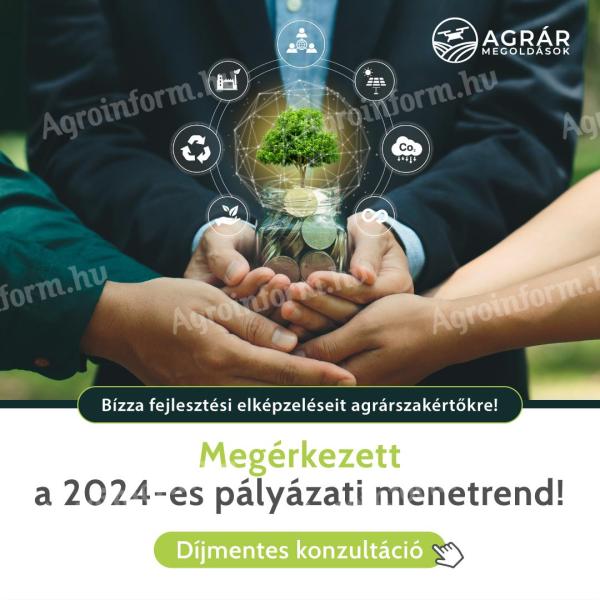 Megérkezett a 2024-es pályázati menetrend