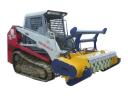 Hydraulically driven forestry shredders and crushers