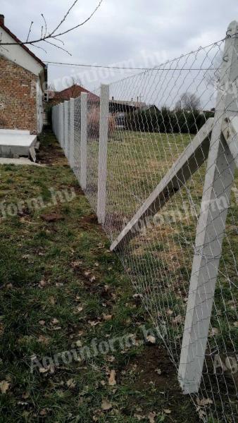 Fence construction in Debrecen! Woven wire mesh, welded mesh, barbed wire, fence construction, wild net