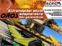 New OROS sunflower and corn combine adapters with 3 years warranty, VIP AGRO Kft