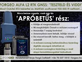 FORGEO ALFA L2 GPS területmérő