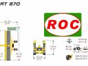 ROC RT 870 szalagos rendképző,  rendkezelő KÉSZLETRŐL