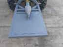 Tapered log splitter, log splitter for round and metre logs, tractor version