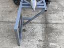 Tapered log splitter, log splitter for round and metre logs, tractor version