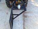 Tapered log splitter, log splitter for round and metre logs, tractor version