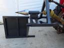 Tapered log splitter, log splitter for round and metre logs, tractor version