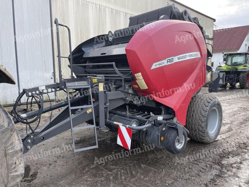 Massey Ferguson RB 4160 V, Welger, Fendt balirka