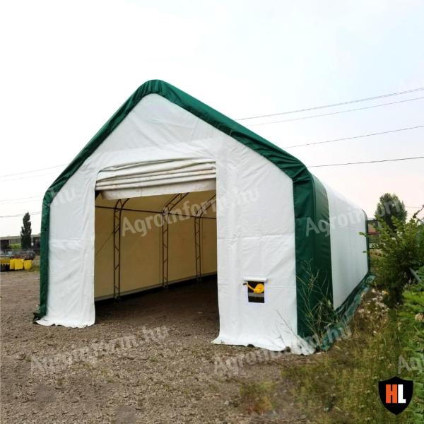 6x10 duplavas Ház formájú Raktár sátor/ Ponyva sátor/ Csarnok sátor/Mezőgazdasági sátor