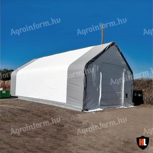 6x12 duplavas Ház formájú Raktár sátor/ Ponyva sátor/ Csarnok sátor/Mezőgazdasági sátor