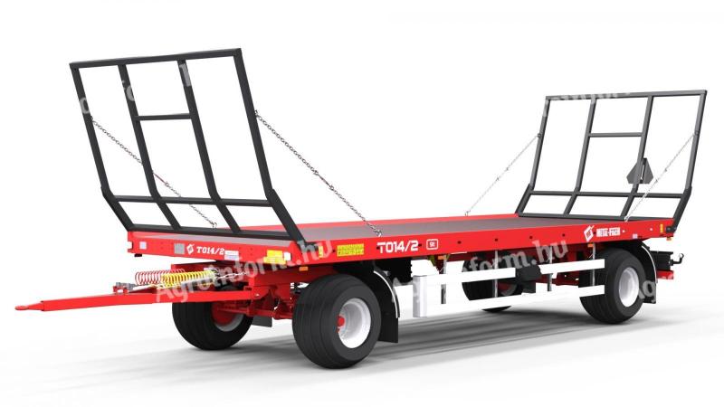 A wide range of Metal-Fach Bale Transport Trailers at Sz&B Agro Kft.