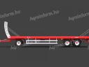 Široka ponudba prikolic za prevoz bal Metal-Fach pri podjetju Sz&B Agro Kft.