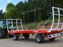 A wide range of Metal-Fach Bale Transport Trailers at Sz&B Agro Kft.