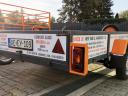 New Orange trailer for sale (150x300 cm), 1500 kg, 1 axle