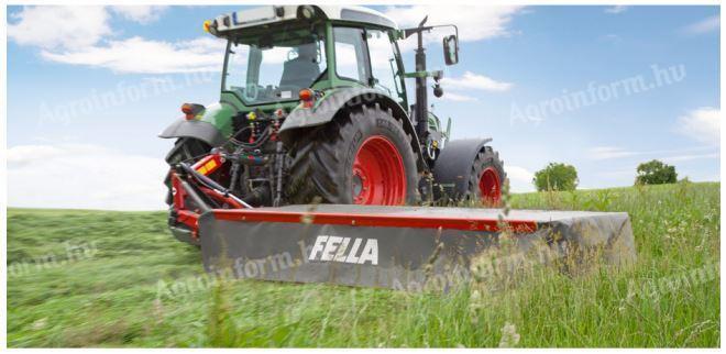 Fella RAMOS "small wheel" lawnmowers with rear suspended gear drive, closed intermediate drive