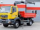 МАН ТГМ 18.280 - 4к4 дампер - камион кран Еуро 4