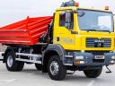 MAN TGM 18.280 - 4x4 tipper - crane truck Euro 4