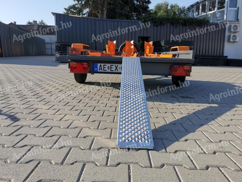 New Orange motor trailer (150 x 220 cm) with registration plate