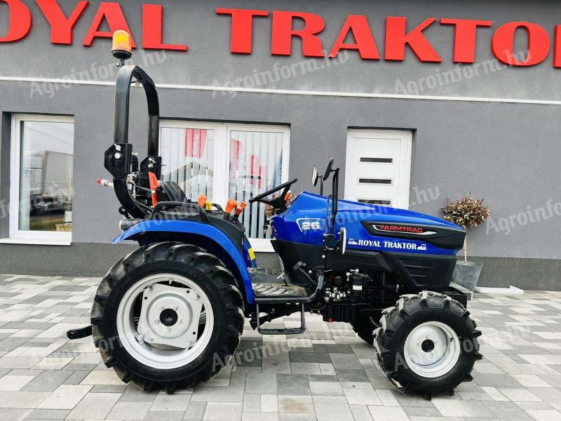 KOMPAKTNÍ TRAKTOR FARMTRAC 26 LE - 9 RYCHLOSTÍ - ZE SKLADU