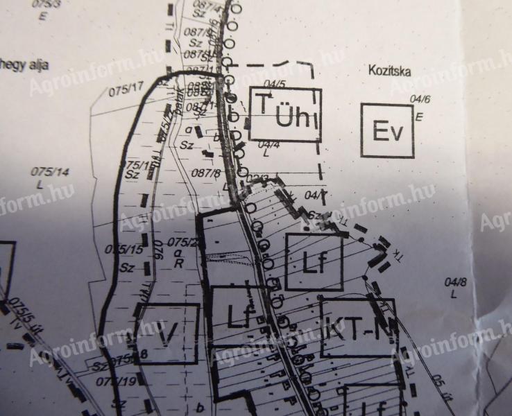 2,18 ha pastvin na prodej v obci Felsőtold