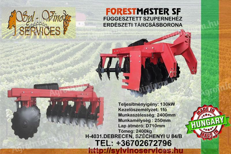 ForestMaster SF MDV viseči gozdarski diskovni vrtalnik za velike obremenitve