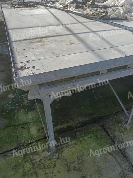 Galvanized gardening table for sale