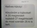 Kendermagos transilvaniǰska kokošiǰa ǰaǰa sa ćelavim vratom za izlegan̂e 230 HUF