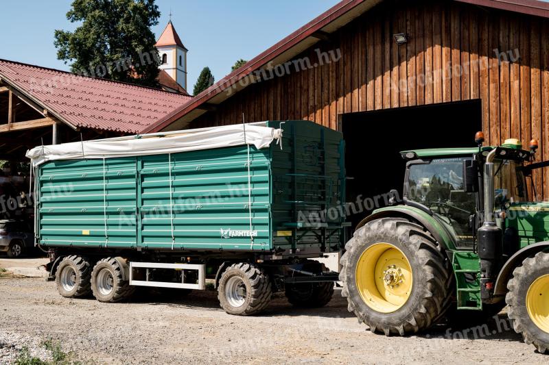 Farmtech DDK 2400 háromtengelyes demó pótkocsi