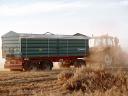 Farmtech DDK 2400 three-axle demo trailer