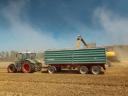 Farmtech DDK 2400 three-axle demo trailer