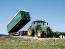 Farmtech DDK 2400 three-axle demo trailer