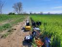 We use geophysical methods to find out where to drill irrigation wells