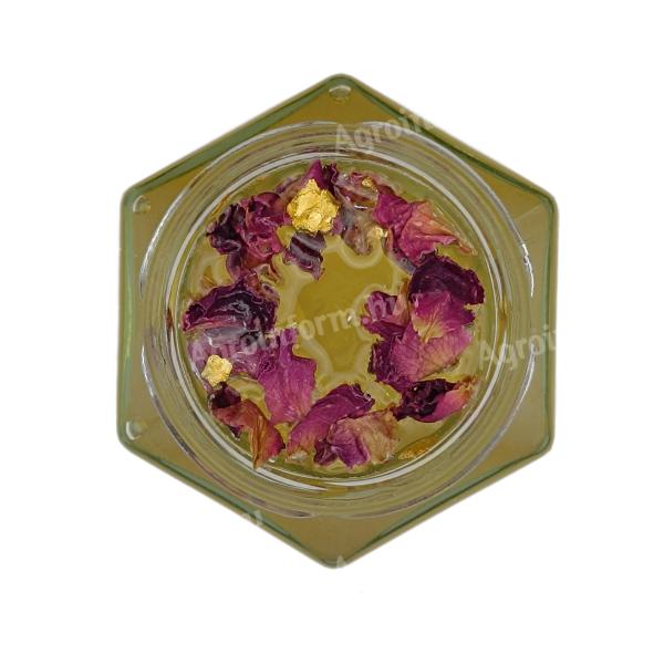 Akazienhonig mit Rose und Gold ungarischer Hersteller 125 g