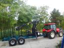 IGJ Agromax ERD 75 HD3063 Gozdarska prikolica z žerjavom