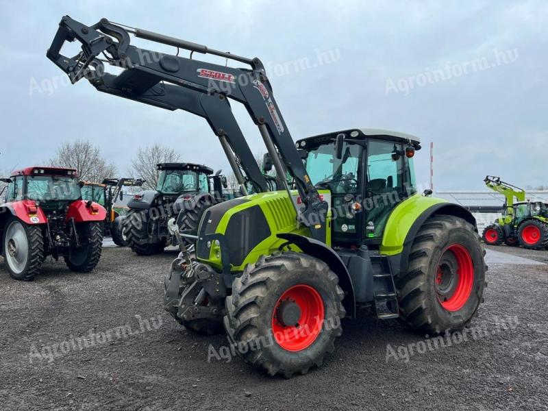 Claas Axion 810 Cebis homlokrakodós traktor