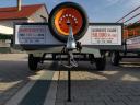 New Orange trailer (150x300 cm), 750 kg without brakes, 1 axle - off the shelf