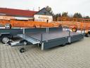 New Orange trailer (220 x 450 cm), 2500 kg capacity, 2 axles, bottom wheel