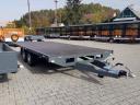 New Orange trailer (220 x 450 cm), 2500 kg capacity, 2 axles, bottom wheel