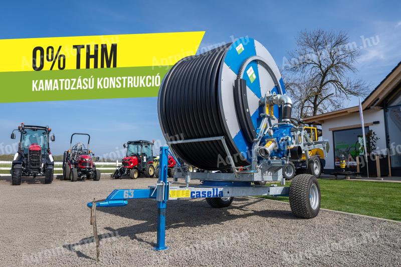 Watering drum with rotating column (with optional hose) - Casella HY-TURB XS - 0% THM