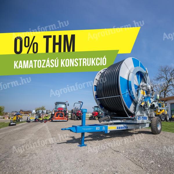 Tambur de irigare cu coloană rotativă 350 m furtun - Casella Hy-Turb S 82-350