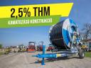 Tambur de irigare cu coloană rotativă 350 m furtun - Casella Hy-Turb S 82-350