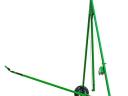 M-ROL Two-wheel stand with large wheels, with winch, for pulley applicator