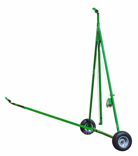 M-ROL Two-wheel stand with large wheels, with winch, for pulley applicator