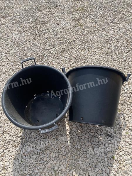 Altopascio 50 liter black new plastic pot