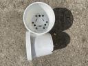 Eplades white (new) - Plastic pot - 3 liters - 19 cm