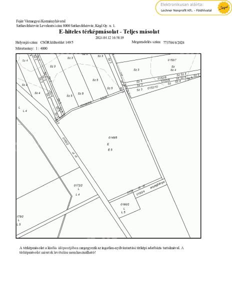 Csór külterületén 9 ha natura 2000-es terület eladó