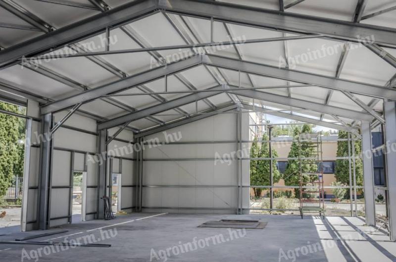 12x20x4 sandwich panel hall frame structure design, construction